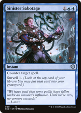 Sabotagem Sinistra / Sinister Sabotage - Magic: The Gathering - MoxLand